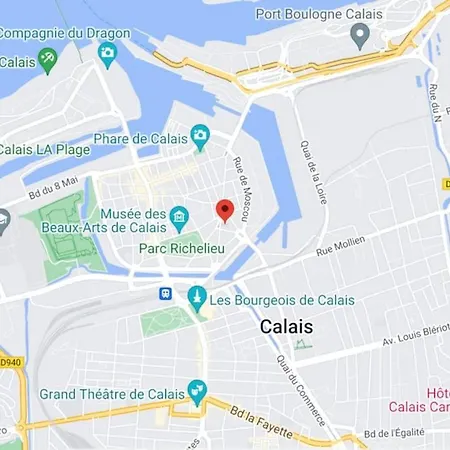 Le Metz Calais-Nord - Balcon -Plage -Commerces Exterior foto