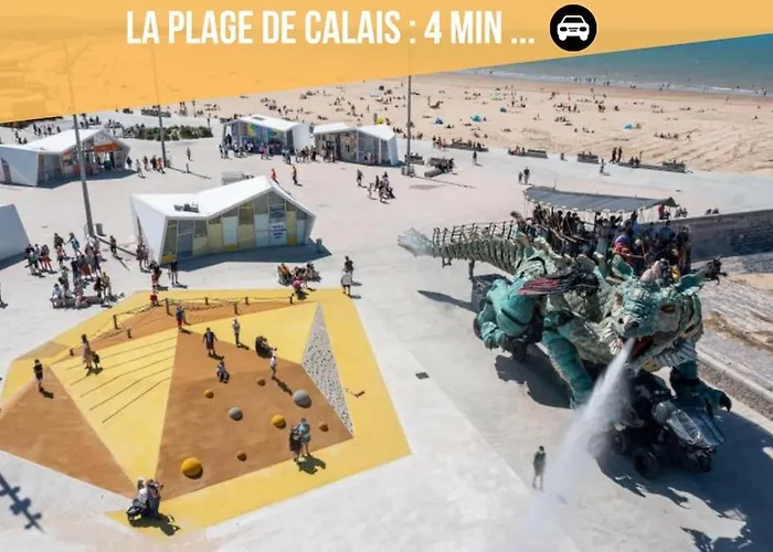 Le Metz Calais-Nord - Balcon -Plage -Commerces