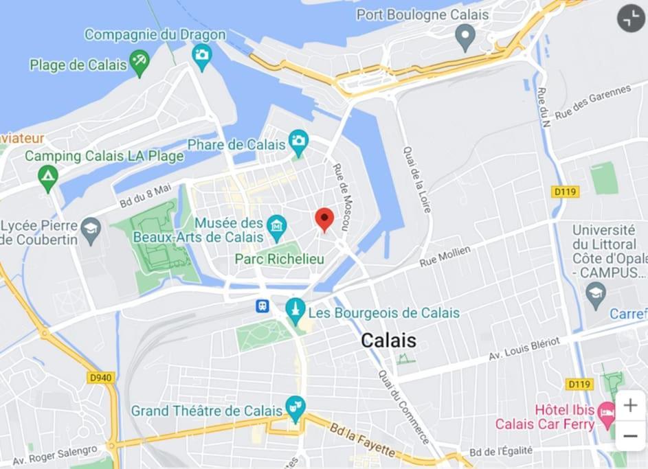 Le Metz Calais-nord - Balcon -plage -commerces